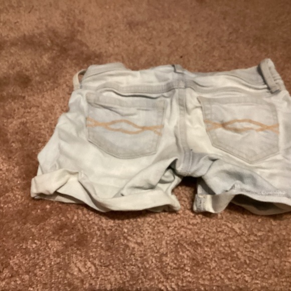 Abercrombie Kids Light Blue Jean Shorts - Picture 3 of 3
